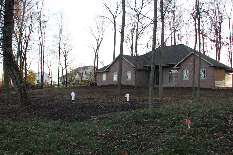 residential site work by Orr construction